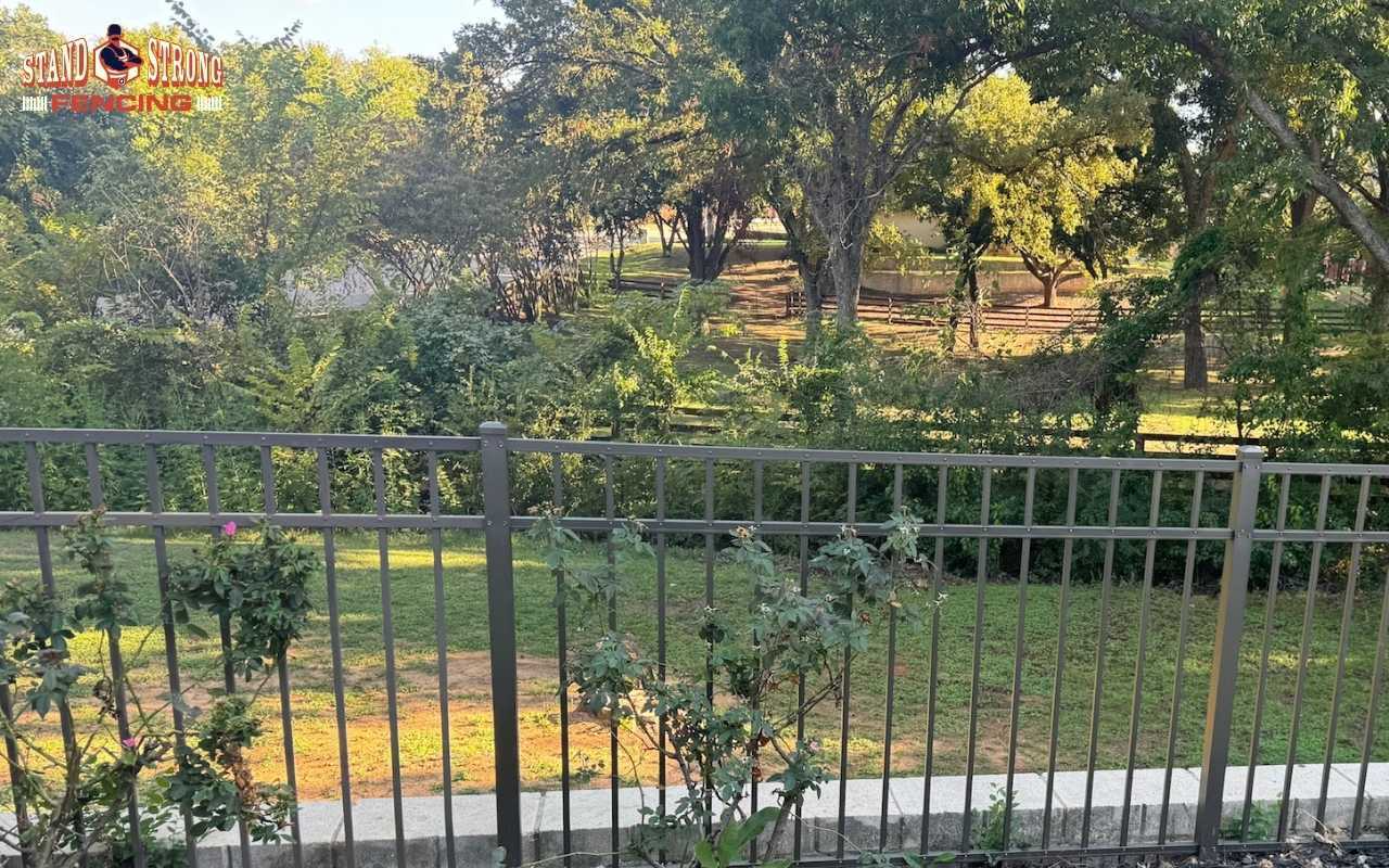 Right Steel Fence