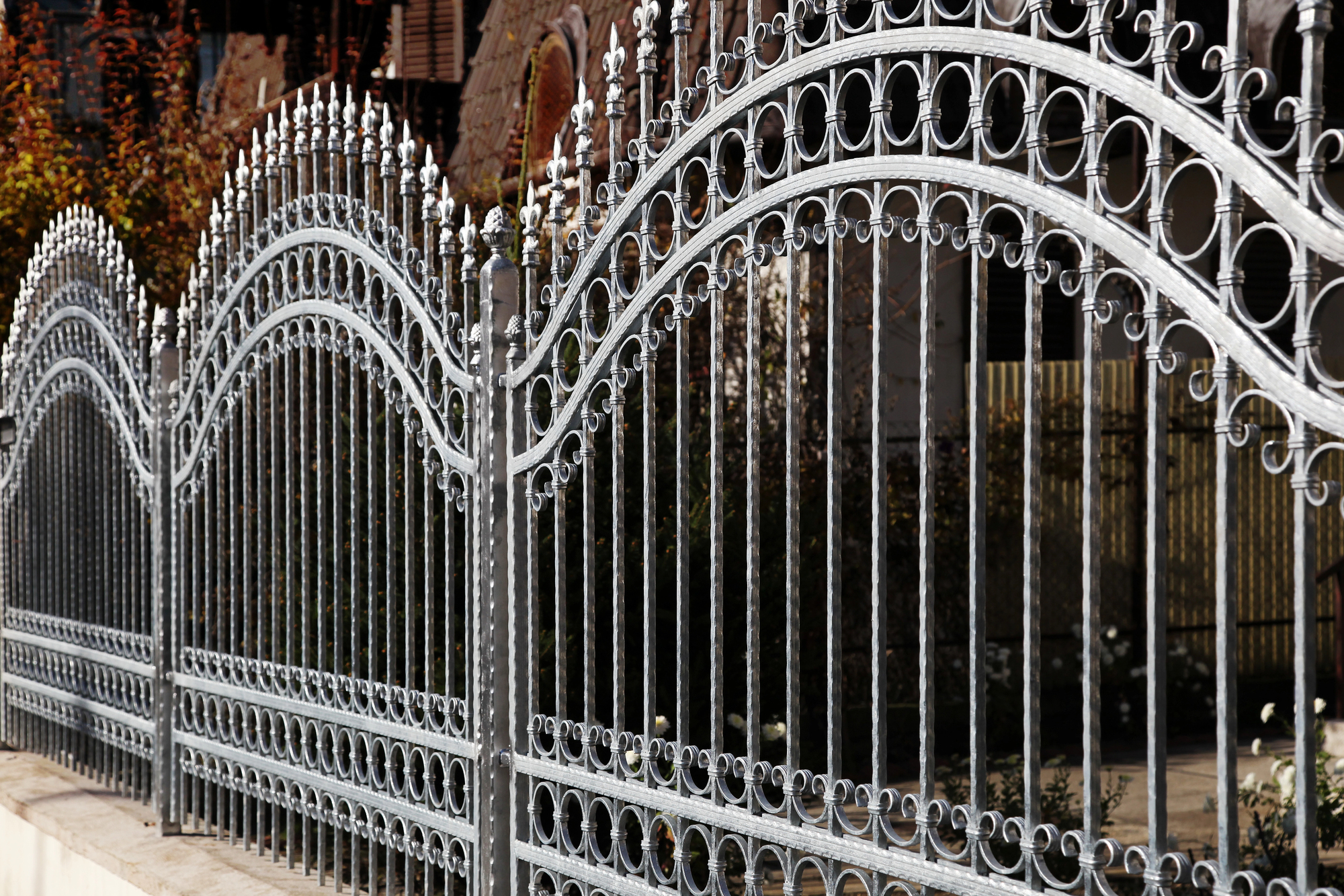 iron fence